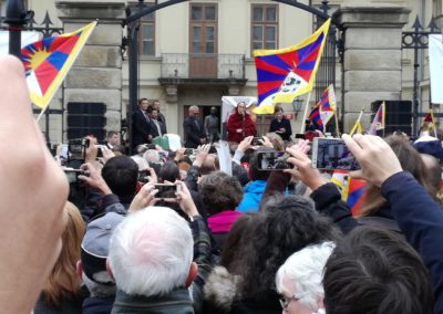 Na vystoupení dalajlámy v Praze
